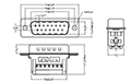 K99X Series Insulation-Displacement Contact (IDC) D-Subminiature Connectors - 2