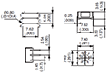 P36 Series Through-Hole Mounting Low Profile Rotary Code Switch