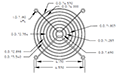 KM Series 120 Meter Square (mm²) Fan Size Finger Guard - 2