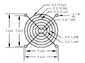 KM Series 92 Meter Square (mm²) Fan Size Finger Guard - 2